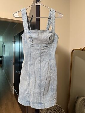 Urban Outfitters Light Blue Denim Mini Dress